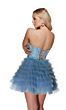 Alyce Paris 3767 Ruffle Skirt Strapless Corset Dress