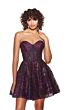Alyce Paris 3770 Strapless Sweetheart Glitter Dress