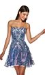 Alyce Paris 3773 Strapless Paisley Sequin Dress