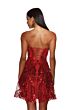 Alyce Paris 3773 Strapless Paisley Sequin Dress