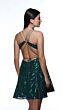 Alyce Paris 3783 Strappy Back Plunging Neck Dress