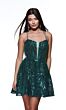 Alyce Paris 3783 Strappy Back Plunging Neck Dress