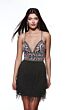 Alyce Paris 4801 Fringe Skirt Embellished Top Dress