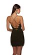 Alyce Paris 4804 Fringe Skirt Illusion Top Dress