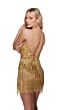 Alyce Paris 4804 Fringe Skirt Illusion Top Dress