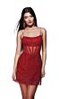 Alyce Paris 4805 Fringe Skirt Scoop Neck Dress