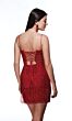 Alyce Paris 4805 Fringe Skirt Scoop Neck Dress