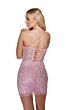 Alyce Paris 4813 Zipper Slit Plunging Neck Dress