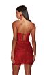 Alyce Paris 4814 Glitter Lace Strapless Corset Dress