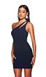 Alyce Paris 4822 Lace-Up Back One Shoulder Dress