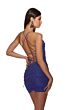 Alyce Paris 4836 Lace-Up Back Ruched Dress