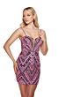 Alyce Paris 4840 Plunging Neckline Embellished Dress