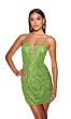 Alyce Paris 4840 Plunging Neckline Embellished Dress