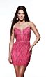 Alyce Paris 4842 Embellished Back Plunging Neck Dress