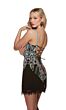 Alyce Paris 4872 Fringe Skirt Multicolor Dress