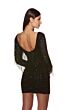 Alyce Paris 4873 Long Sleeve Beaded Fringe Dress