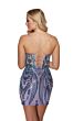 Alyce Paris 4893 Lace-Up Back V-Neck Dress
