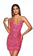 Alyce Paris 4900 Lace-Up Back Sequin Dress
