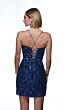 Alyce Paris 4900 Lace-Up Back Sequin Dress