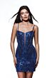 Alyce Paris 4901 Plunging Neckline Sequin Dress