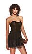 Alyce Paris 4940 Fringe Skirt Strapless Corset Dress