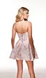 Alyce Paris 30001 Spaghetti Straps Floral Print Dress
