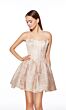 Alyce Paris 30007 Basque Waist Strapless Corset Dress