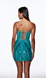 Alyce Paris 40016 Plunging Neckline Linear Beadwork Dress