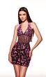 Alyce Paris 40020 Halter Neckline Illusion Corset Dress