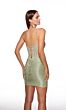 Alyce Paris 40057 Basque Waist Ruched Skirt Dress