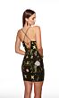 Alyce Paris 40061 Floral Beadwork Scoop Neck Dress