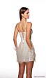 Alyce Paris 40066 Fringe Skirt Lace-Up Back Dress