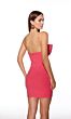 Alyce Paris 40086 Bow Neckline Strapless Glitter Dress