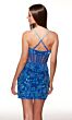Alyce Paris 40093 Criss Cross Back Floral Embellished Dress