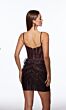 Alyce Paris 40097 Lace-Up Sides Spaghetti Straps Dress