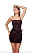Alyce Paris 40097 Lace-Up Sides Spaghetti Straps Dress