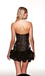 Alyce Paris 40108 3D Floral Hem Strapless Dress