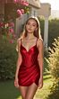 Alyce Paris 40109 Corset Bodice Basque Waist Dress