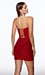 Alyce Paris 40112 Plunging Neckline Aztec Beadwork Dress