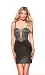 Alyce Paris 40138 Embellished Corset Lace-Up Dress
