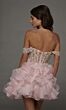 Alyce Paris 30087 Ruffle Skirt Organza A-line Dress
