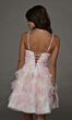 Alyce Paris 30092 Ruffle Skirt Printed Mesh A-line Dress