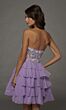 Alyce Paris 30109 3D Floral Bodice Lilac A-line Dress