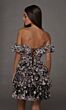 Alyce Paris 30115 3D Floral Multicolor A-line Dress