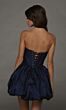 Alyce Paris 30124 Bubble Skirt Midnight Blue Taffeta Dress