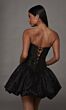 Alyce Paris 30125 Peek-A-Boo Neckline Black Silver Taffeta Dress