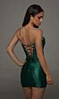 Alyce Paris 40178 Forest Green Stretch Satin Corset Dress