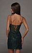Alyce Paris 40202 Spaghetti Straps Fitted Orange Dress
