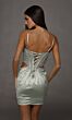 Alyce Paris 40218 Side Cutouts Wine Red Stretch Satin Dress