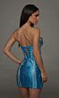 Alyce Paris 40232 Strapless Sweetheart Neckline Black Silver Dress